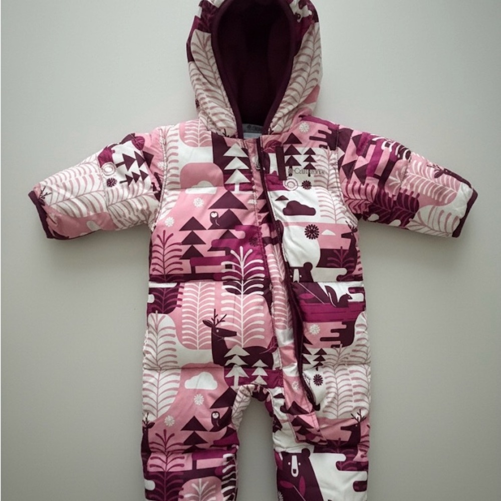 Columbia Kids Puffer Jacket - Pink and Purple